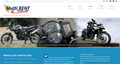 Desktop Screenshot of motorcyclerentalitaly.com