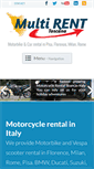 Mobile Screenshot of motorcyclerentalitaly.com